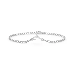 Silver Aries Zodiac Bracelet