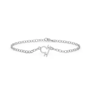 Silver Libra Zodiac Bracelet