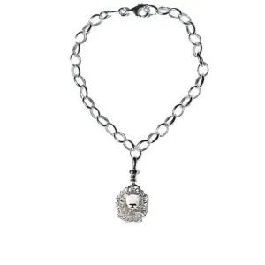 Silver Texel sheep charm