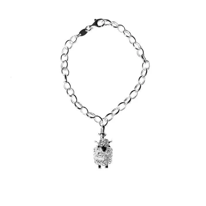 Silver Valais Blacknose sheep charm