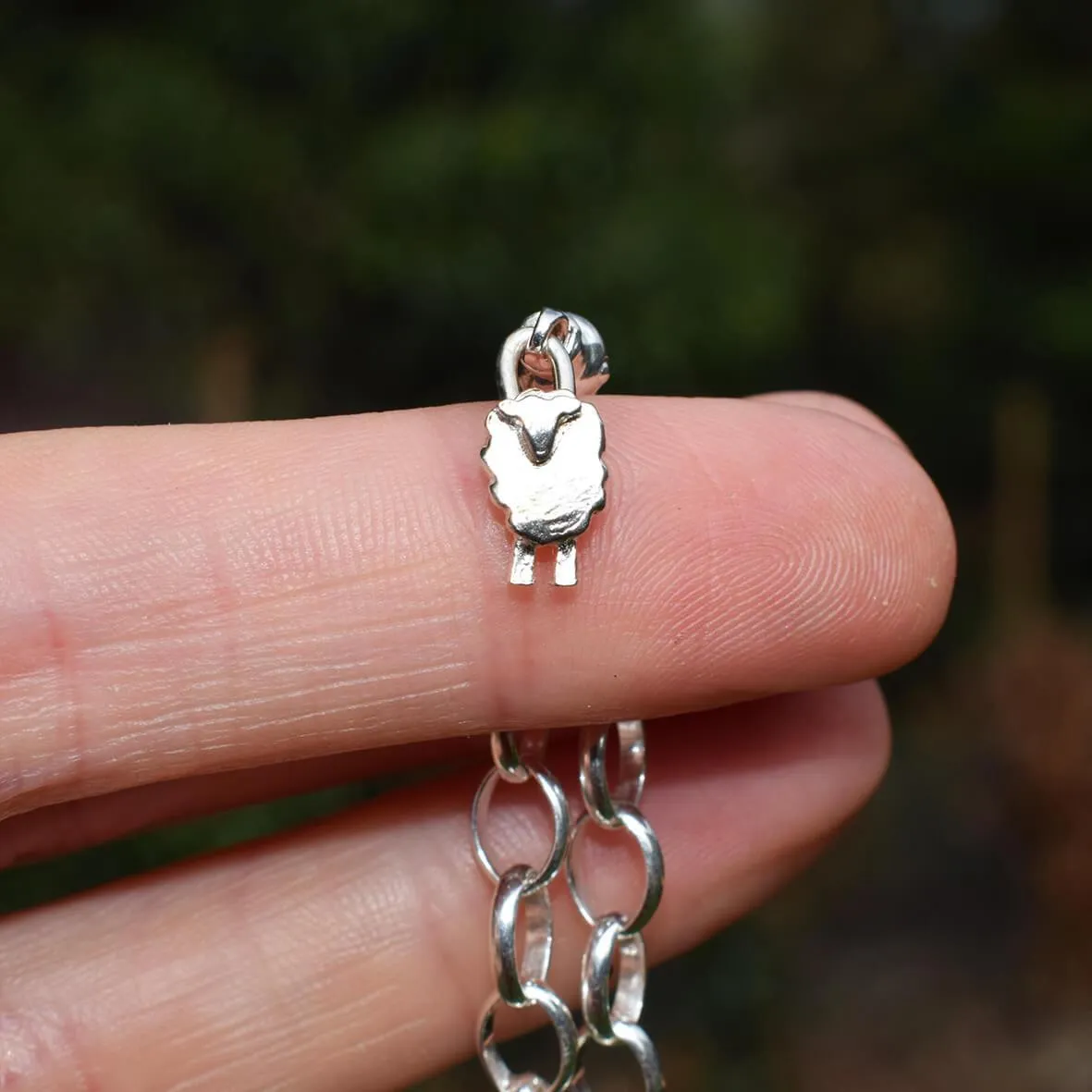 Silver 'Wee Sheep' charm