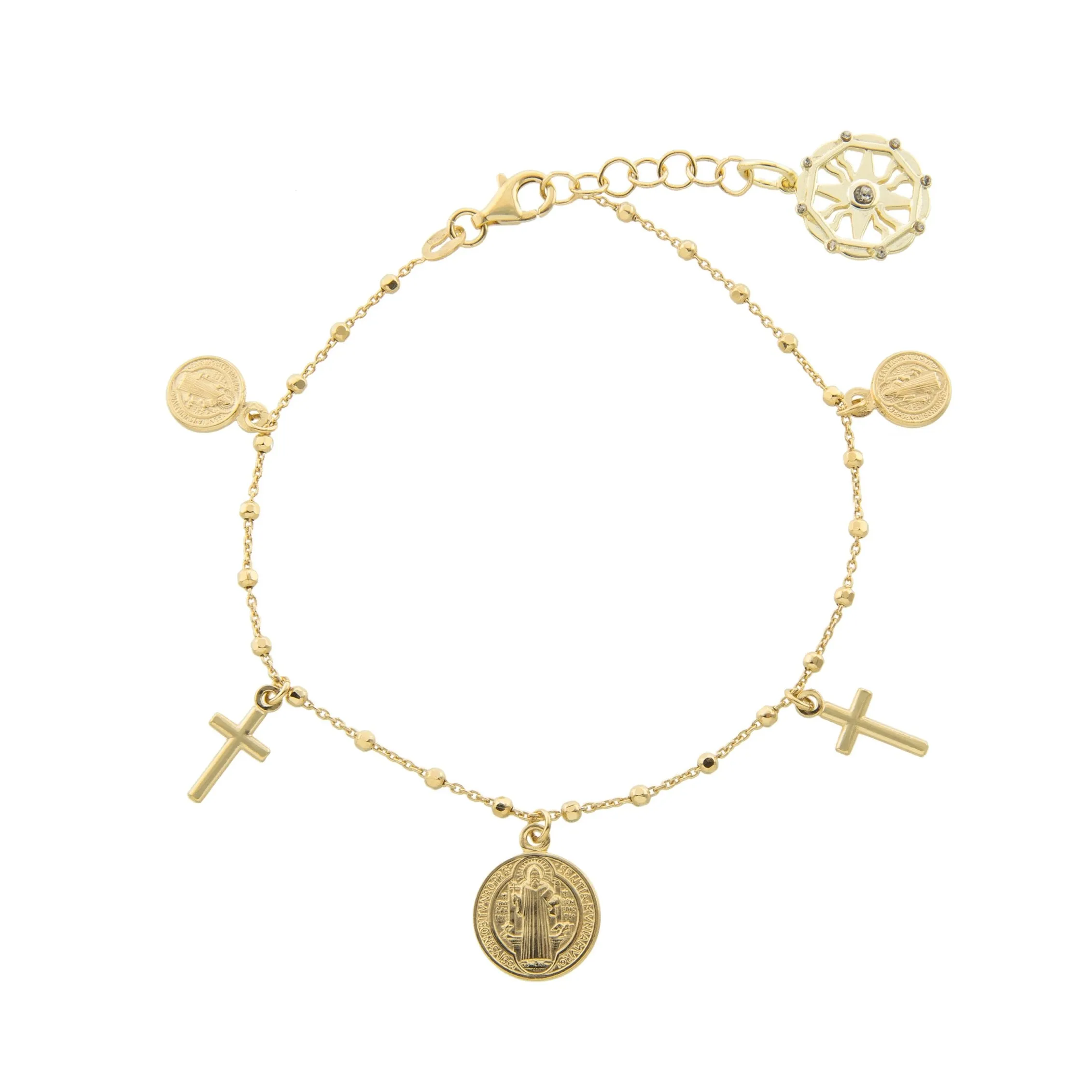 St. Benedict Coin Bracelet