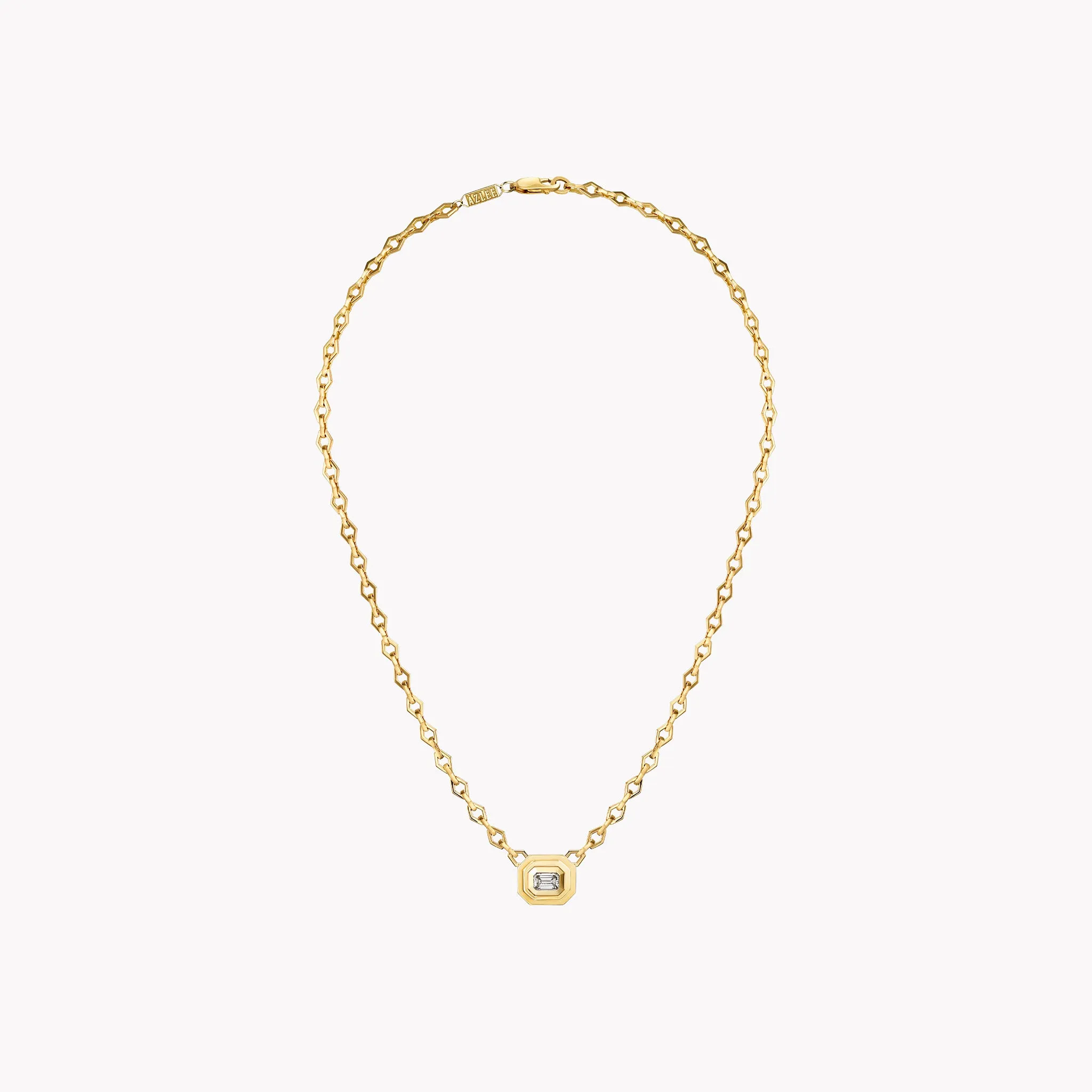 Staircase Diamond Chain Necklace