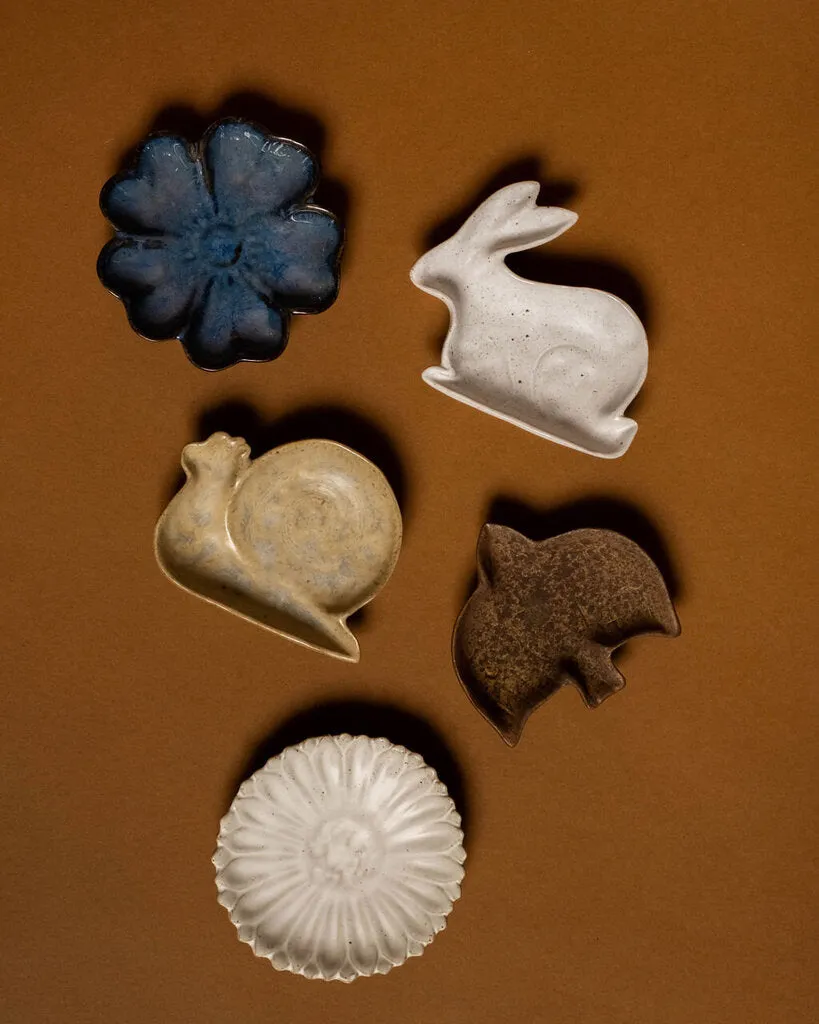 Stoneware Flora Dish