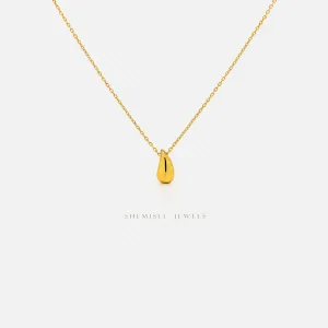 Tiny Teardrop Necklace, Silver or Gold Plated (15.75“ 2”) SHEMISLI - SN041