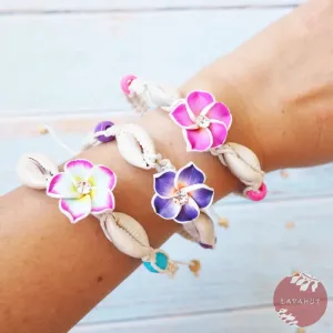 Twinkle Plumeria Pink Friendship Bracelet