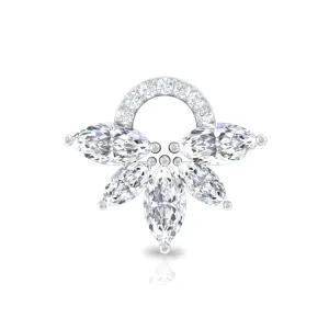 Unique Marquise Diamond Cartilage Piercing Earring