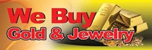 We Buy Gold And Jewelry Vinyl Banner Sign