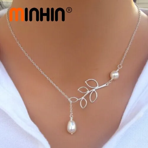 Women's 8 Colors Multicolor Big Pendant Clavicle Delicate Banquet Jewelry Chain Necklace