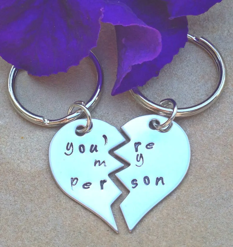 you're my person,Grey's anatomy, personalized key chains, couple keychain, gifts for couples, Valentine Gift